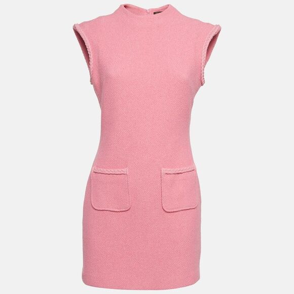 Maje Dresses & Skirts - Maje Pink Tweed Sleeveless Mini Dress S